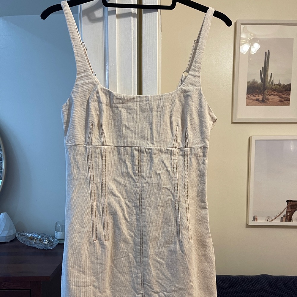 Urban Outfitters BDG Beige Denim Dress